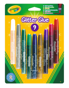 Glitzerkleber 9 Stk.
