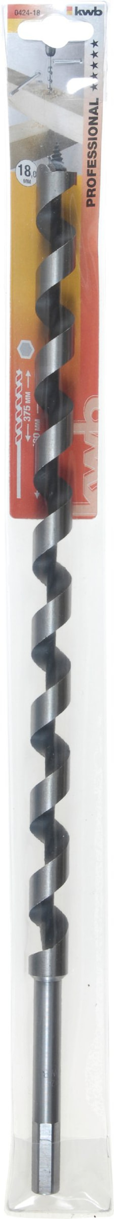 Schlangenbohrer, 460 mm, ø 18 mm
