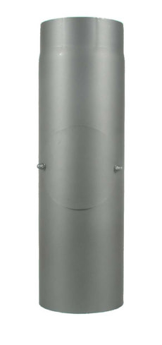 Rauchrohr 50 cm, mit Putzdeckel