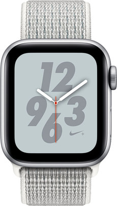 Watch Nike+ 40mm GPS silver Aluminum Summit White Nike Sport Loop