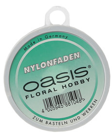 NYLONFADEN, 0,5MM X 50M
