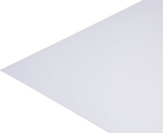 Verre artificiel plat