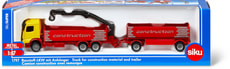 Baustoff-LKW mit Anhänger