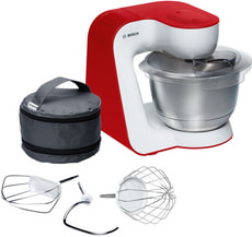 Universal-Küchenmaschine StartLine weiss/deep red MUM54R00