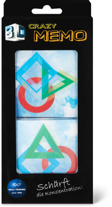 Crazy 3D Memory Kreise und Quadrate