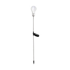 LED Solarspiess mit Glühbirne