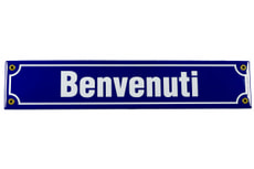 Emailschild Benvenuti