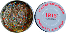 Glaskopfstecknadel 30mmx0.55mm