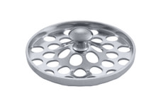 Abflusssieb mit Knopf inox