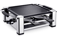 Raclette-Gril cromo