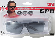Schutzbrille für Aussenarbeiten, grau