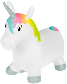 Hüpftier Einhorn