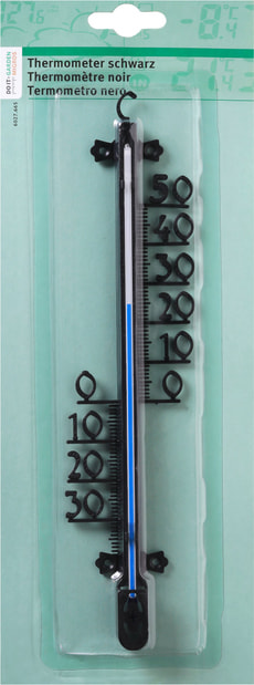 Thermometer schwarz