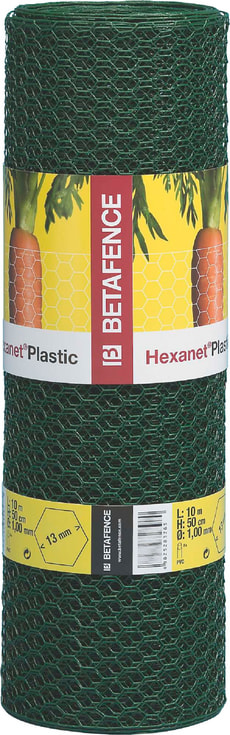 Grillage hexagonal vert