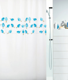 Duschvorhang Birdy Blue