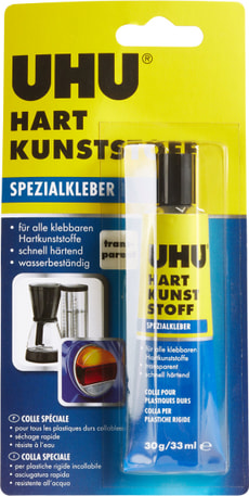 Hart Kunststoff Spezialkleber