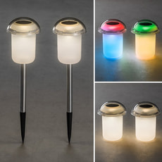LED Solarlampe Assisi 2in1