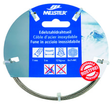 EDELSTAHLDRAHTSEIL ROSTFREI