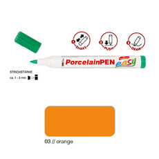 Porzellanmaler orange