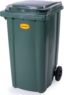 Rollcontainer 240l grün