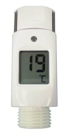 Duschthermometer weiss