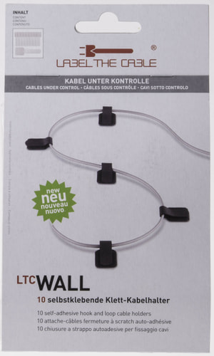 Klett-Kabelhalter Selbstklebend