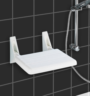 Duschklappsitz Secura weiss