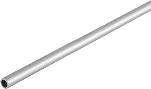 Rundrohr 1 x 8 mm silberfarben 2 m