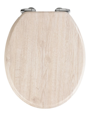 Abattant WC Chêne