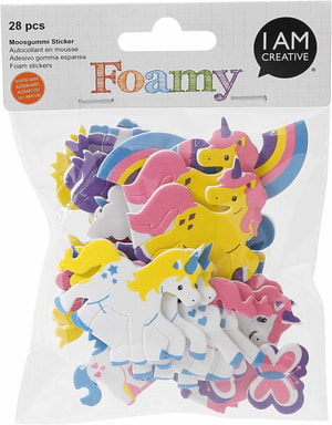 FOAMY, unicorno, 28 pezzi