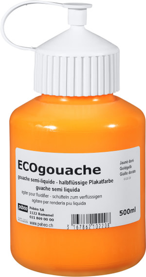 Pébéo Ecogouache plakatfarbe gelb