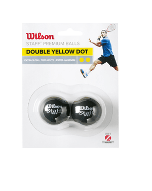 Squash Ball Doppel gelb