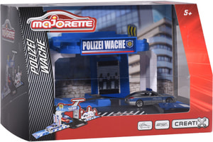 Majorette Creatix Polizeistation +1Auto