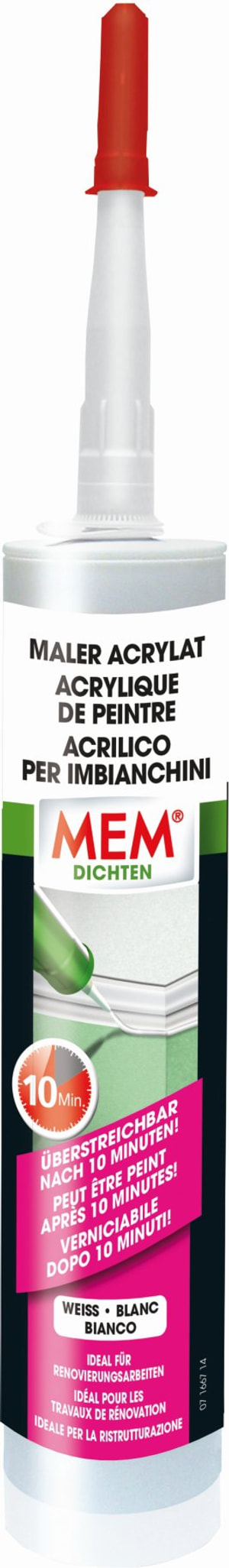 Maler-Acryl weiss, 300 ml
