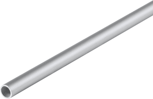 Rundrohr 1 x 10 mm silberfarben 1 m
