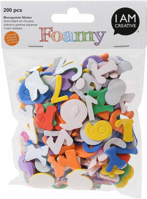 FOAMY, ABC und Zahlen, 200 Stk