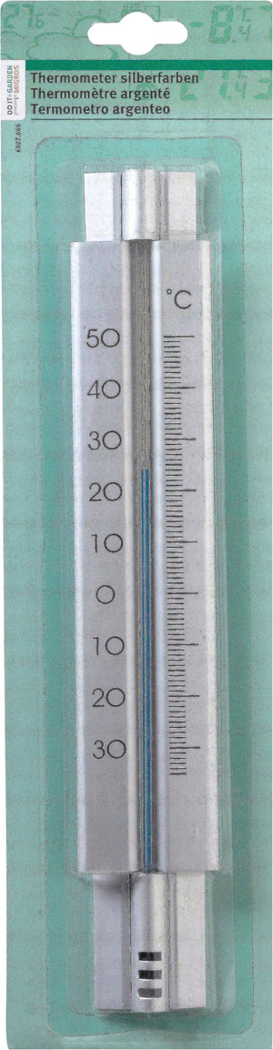 Thermometer silberfarben