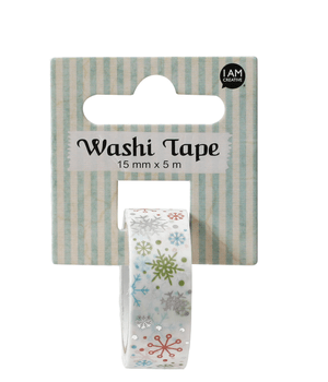 Washi Tape, Schneeflocke