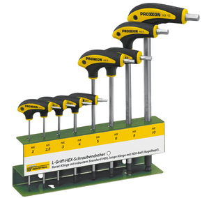 Serie 8 cacciaviti con impugn. a L / Burgola HX HX 2 / 2.5 / 3 / 4 / 5 / 6 / 8 / 10