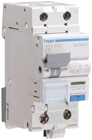 FI LS 16A 30mA 2-polig