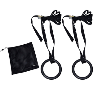 Turnringe aus ABS, schwarz