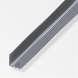 Quadrat-U 1.5 x 15.5 mm blank 1 m