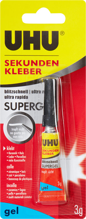 Sekundenkleber blitzschnell supergel