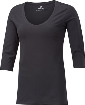3/4 SLEEVE V-NECK