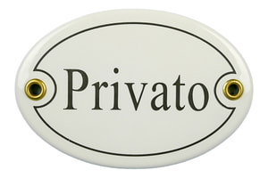 Emailschild Privato