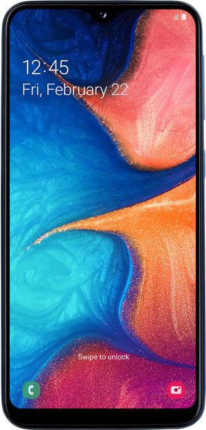 Galaxy A20e Blue