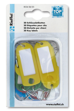 Schlüsseletiketten Assortiert