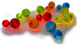 LED Lichterkette Kugeln