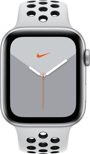 Watch Nike Series 5 GPS 44mm silver Aluminium Pure Platinum Nike Sport Band