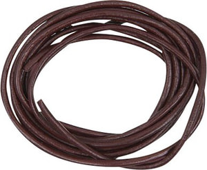 Lederband dunkelbraun 1mm/1m
